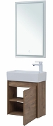 Комплект мебели для ванной Aquanet Nova Lite 50 302530 подвесной Дуб рустикальный-5