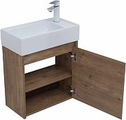 Комплект мебели для ванной Aquanet Nova Lite 50 302530 подвесной Дуб рустикальный-8