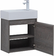 Комплект мебели для ванной Aquanet Nova Lite 50 302529 подвесной Дуб рошелье-10