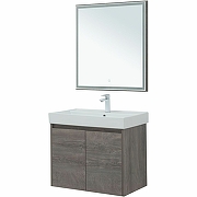 Комплект мебели для ванной Aquanet Nova Lite 75 302536 подвесной Дуб рошелье-2