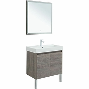 Комплект мебели для ванной Aquanet Nova Lite 75 302536 подвесной Дуб рошелье-4