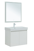 Комплект мебели для ванной Aquanet Nova Lite 75 302535 подвесной Белый глянец-1