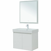 Комплект мебели для ванной Aquanet Nova Lite 75 302535 подвесной Белый глянец-2