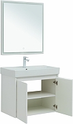 Комплект мебели для ванной Aquanet Nova Lite 75 302535 подвесной Белый глянец-8
