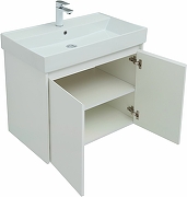 Комплект мебели для ванной Aquanet Nova Lite 75 302535 подвесной Белый глянец-11