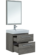Комплект мебели для ванной Aquanet Nova 60 246281 подвесной Дуб рошелье-3