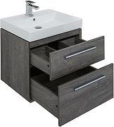 Комплект мебели для ванной Aquanet Nova 60 246281 подвесной Дуб рошелье-11