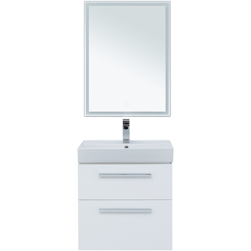 Комплект мебели для ванной Aquanet Nova 60 246279 подвесной Белый глянец 48827