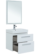 Комплект мебели для ванной Aquanet Nova 60 246279 подвесной Белый глянец-3