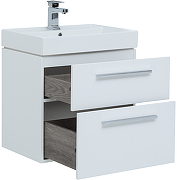 Комплект мебели для ванной Aquanet Nova 60 246279 подвесной Белый глянец-11
