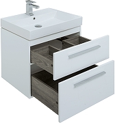 Комплект мебели для ванной Aquanet Nova 60 246279 подвесной Белый глянец-14
