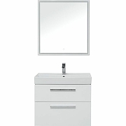 Комплект мебели для ванной Aquanet Nova 75 243255 подвесной Белый глянец