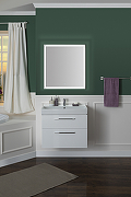 Комплект мебели для ванной Aquanet Nova 75 243255 подвесной Белый глянец-11