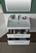 Комплект мебели для ванной Aquanet Nova 75 243255 подвесной Белый глянец-17