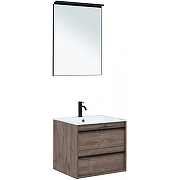 Комплект мебели для ванной Aquanet Lino 60 271952 подвесной Дуб Веллингтон-2