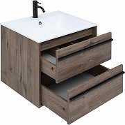 Комплект мебели для ванной Aquanet Lino 60 271952 подвесной Дуб Веллингтон-6