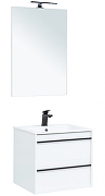 Комплект мебели для ванной Aquanet Lino 60 271951 подвесной Белый матовый-2