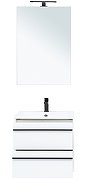 Комплект мебели для ванной Aquanet Lino 60 271951 подвесной Белый матовый-3
