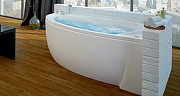 Акриловая ванна Aquatek Бетта 170x97 R BET170-0000009 с гидромассажем с фронтальной панелью с каркасом (разборный) со слив-переливом-2