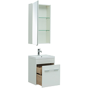 Комплект мебели для ванной Aquanet Августа 50 287679 подвесной Белый-5