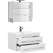 Комплект мебели для ванной Aquanet Нота 75 287701 подвесной Белый-1