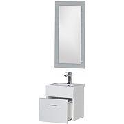Комплект мебели для ванной Aquanet Нота 40 287697 подвесной Белый-3