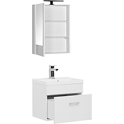 Комплект мебели для ванной Aquanet Нота 50 287698 подвесной Белый-1