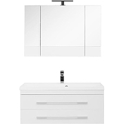 Комплект мебели для ванной Aquanet Нота 100 287696 подвесной Белый-2