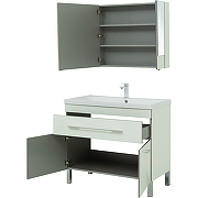 Комплект мебели для ванной Aquanet Верона 100 287654 Белый-3