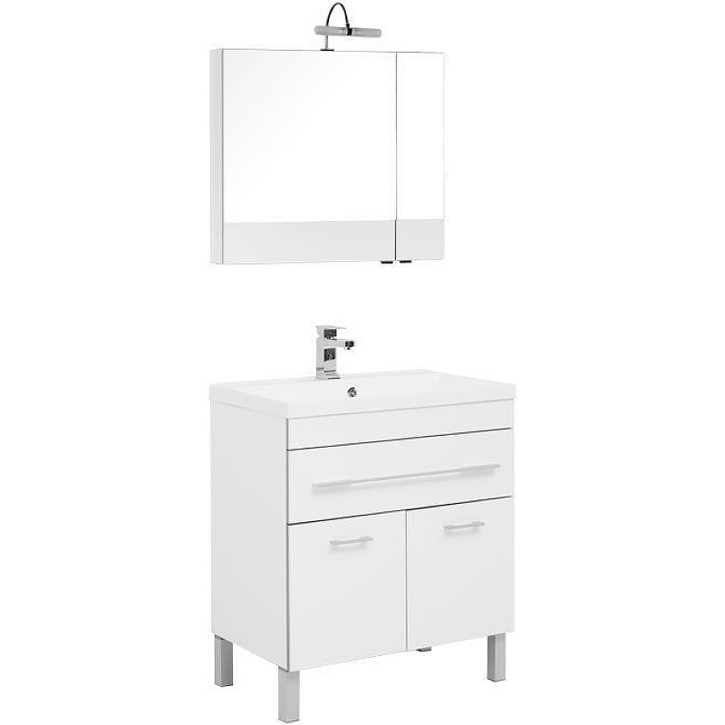 Комплект мебели для ванной Aquanet Верона 75 287659 Белый комплект мебели для ванной aquanet верона 75 231040 белый