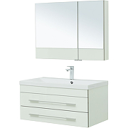 Комплект мебели для ванной Aquanet Верона 90 287653 подвесной Белый-2