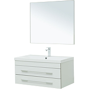Комплект мебели для ванной Aquanet Верона 90 287639 подвесной Белый матовый-2
