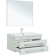 Комплект мебели для ванной Aquanet Верона 90 287639 подвесной Белый матовый-5