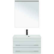 Комплект мебели для ванной Aquanet Верона 75 287637 подвесной Белый матовый-1