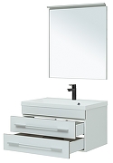 Комплект мебели для ванной Aquanet Верона 75 287637 подвесной Белый матовый-5