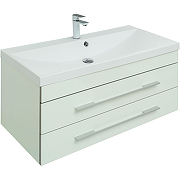 Комплект мебели для ванной Aquanet Верона 100 287649 подвесной Белый-6