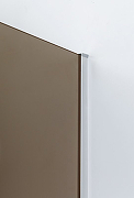 Душевая дверь Cezares Slider 110 SLIDER-B-1-100/110-BR-Cr профиль Хром стекло бронзовое-2