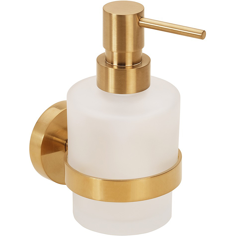 Дозатор для жидкого мыла Bemeta Sablo 160109102 Золото матовое магнитный дозатор для мыла настенный держатель для мыла