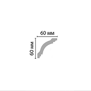 Карниз Decomaster 96110 2400x60x60 мм-1