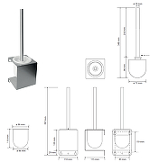 Ершик для унитаза Bemeta Home 101113335 Хром матовый-1