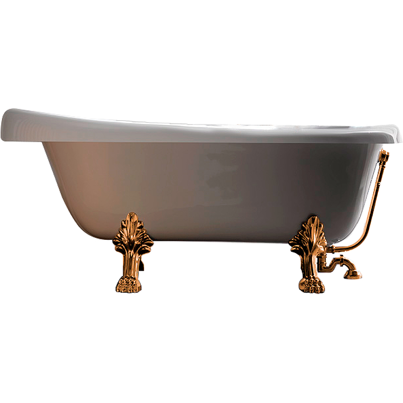 Акриловая ванна Kerasan Retro 170x77 105591 Белый Золото