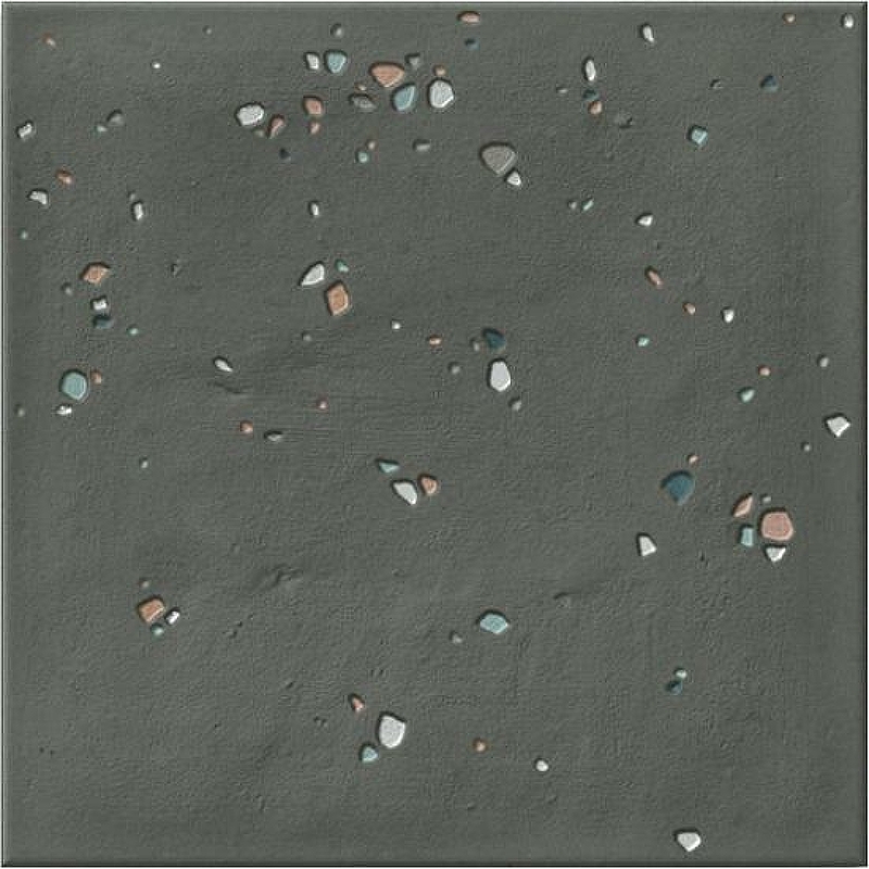 Керамогранит WOW Stardust Pebbles Nero 126394 15x15 см