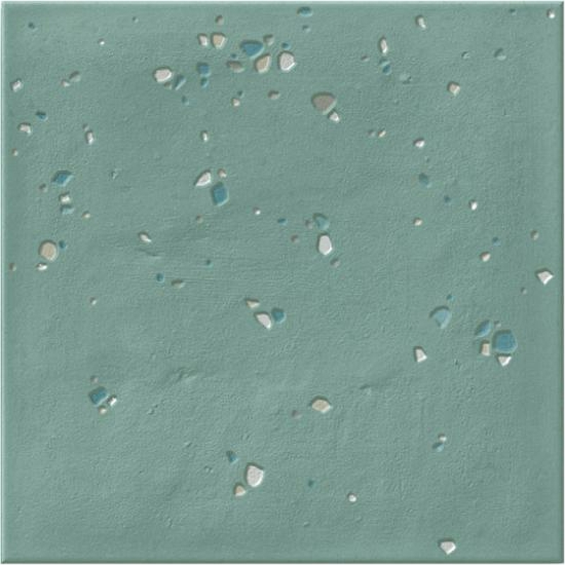 Керамогранит WOW Stardust Pebbles Teal 126393 15x15 см