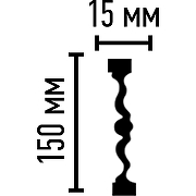 Молдинг Decomaster 98093 2000x150x15 мм-1