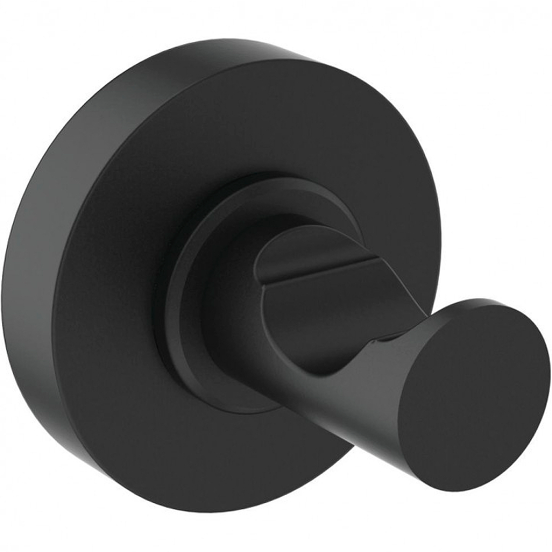 Крючок Ideal Standard IOM A9115XG Silk Black набор аксессуаров для ванной ideal standard iom a9245xg черный шелк