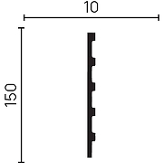 Панель стеновая Decor-Dizayn DD901 (3m) 3000x150x10 мм-3