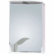 Зеркальный шкаф Onika Лидия 50 R 205004 с подсветкой Белый
