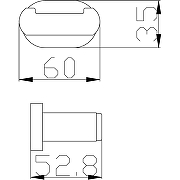 Двойной крючок Rav Slezak Yukon YUA0102CMAT Черный матовый-1