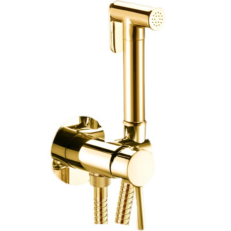 Гигиенический душ со смесителем Webert Sax Evolution SE870303010 Золото гигиенический душ со смесителем webert elio el870302980 розовое золото