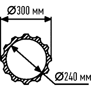 Колонна Decomaster 90030 300x2400x300 мм-3